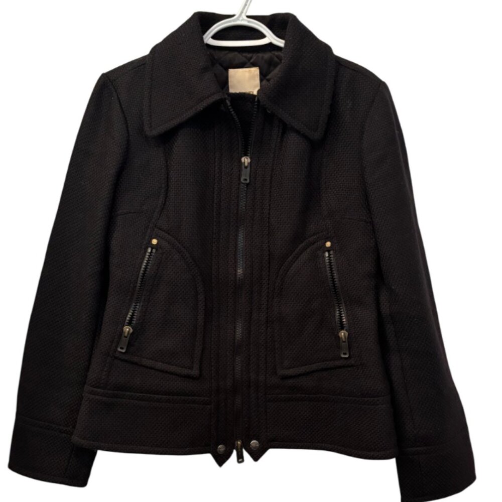 Diesel black double-ended zipper jacket size M